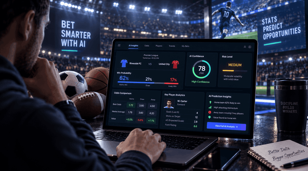 How AI Sports Betting Predictions Work: Data, Machine Learning & Smarter Picks