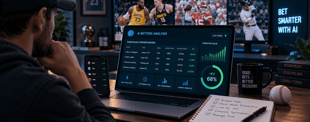 Positive EV Betting: How to Find +EV Bets With AI and Real-Time Odd