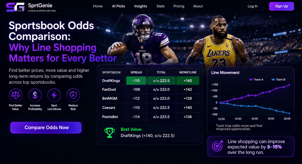 Sportsbook Odds Comparison: Why Line Shopping Matters for Every Bettor