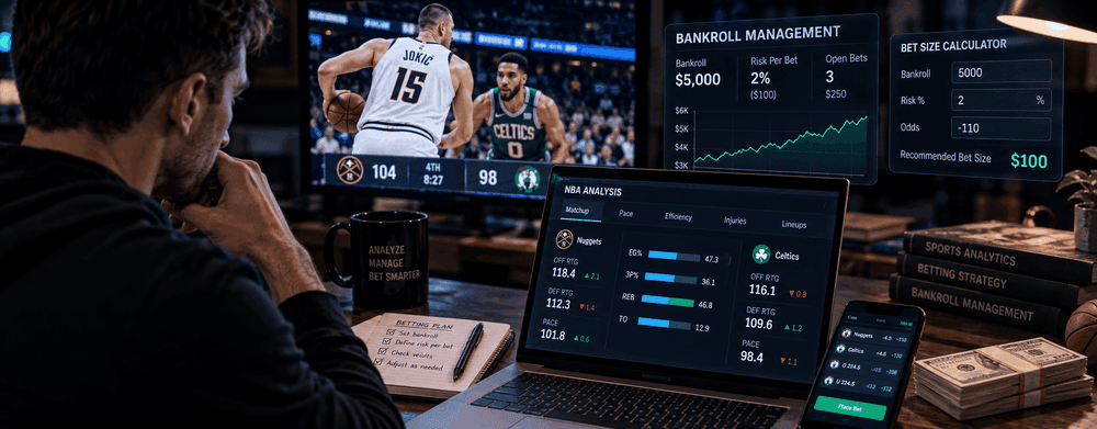 Bankroll Management for Data-Driven Bettors: How Risk and Bet Size Work Together